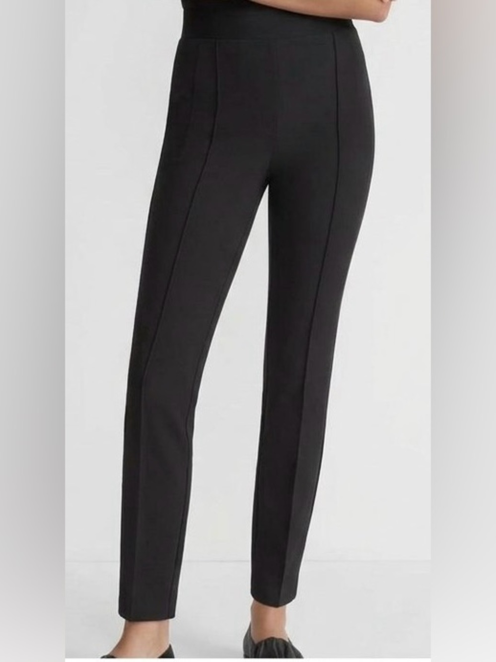Lafayette 148 Acclaimed Stretch Gramercy Pants black High Rise Side Zip 16